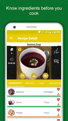 Healthy Soup and Curry Recipes android App screenshot 10