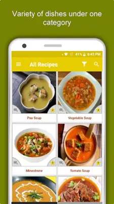 Healthy Soup and Curry Recipes android App screenshot 11